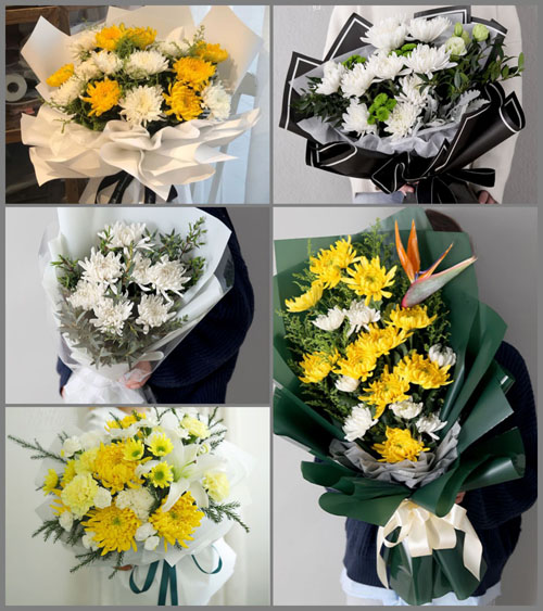 浙江省绍兴诸暨市次坞镇白事花束代送